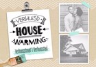 verhuisd housewarming kaart met verfkwast